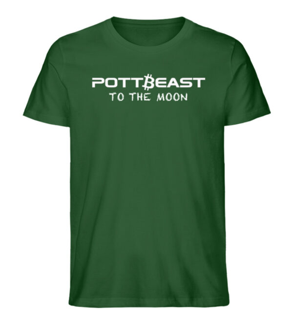 Pottbeast Bitcoin Edition Shirt - to the moon - Herren Premium Organic Shirt-833