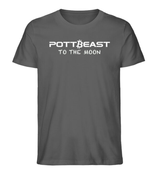 Pottbeast Bitcoin Edition Shirt - to the moon - Herren Premium Organic Shirt-6903