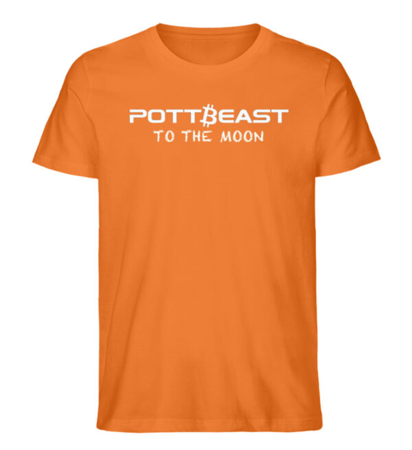 Pottbeast Bitcoin Edition Shirt - to the moon - Herren Premium Organic Shirt-6882