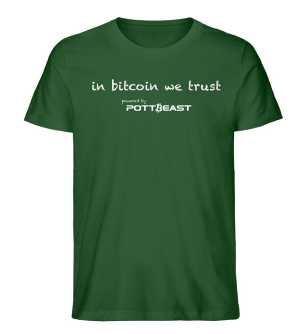 Pottbeast Bitcoin Edition Shirt - in BTC we trust - Herren Premium Organic Shirt-833