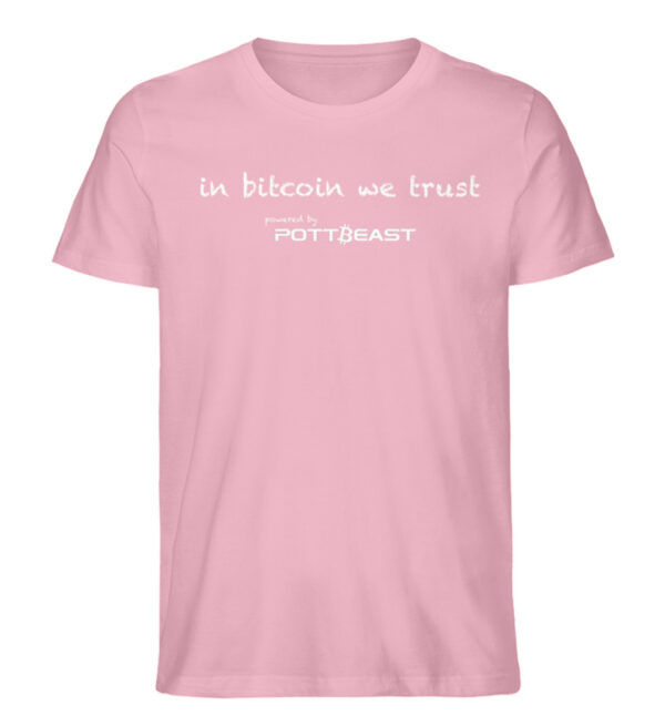 Pottbeast Bitcoin Edition Shirt - in BTC we trust - Herren Premium Organic Shirt-6883