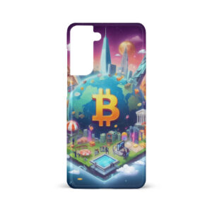 Beautiful Bitcoin World - Samsung Galaxy S21 Handyhülle-6964