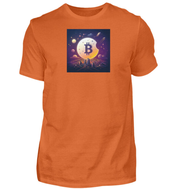 Bitcoin Shirt - Moon - Herren Premiumshirt-2953