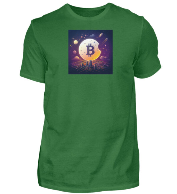 Bitcoin Shirt - Moon - Herren Premiumshirt-30