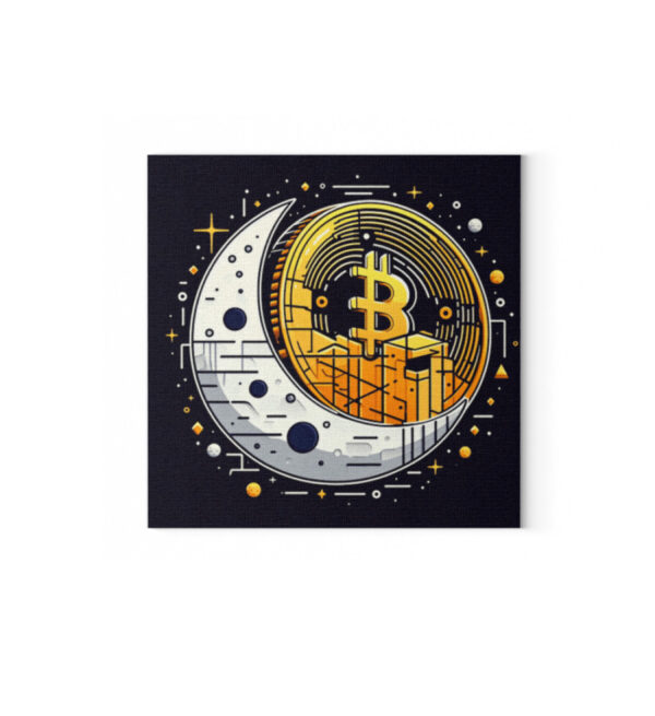 Leinwand Crypto Art - Leinwand mit Keilrahmen-6846