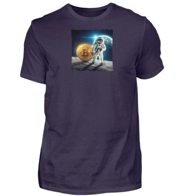 Bitcoin to the moon - Herren Premiumshirt-2911