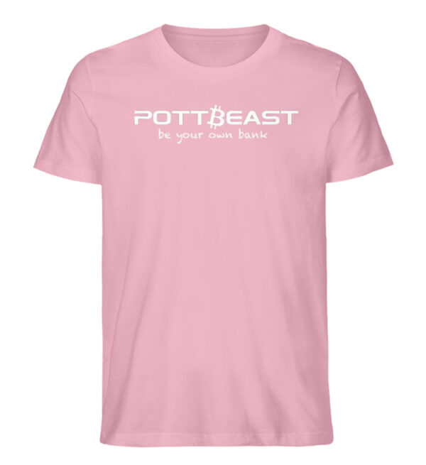 Pottbeast Bitcoin Edition Shirt - Be your own bank - Herren Premium Organic Shirt-6883