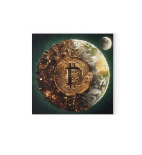 Leinwand Bitcoin Revolution - Leinwand mit Keilrahmen-6846