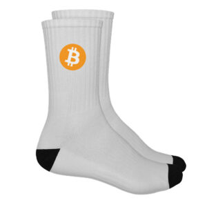 Socken mit Bitcoin Logo - Bitcoin Socken-7008