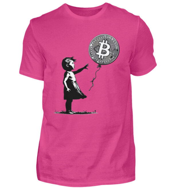 Bitcoin Banksy Style - Herren Premiumshirt-28