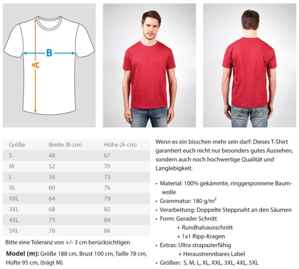 Probiers mal mit Gemütlichkeit Bitcoin Version  - Herren Premiumshirt – Bild 5