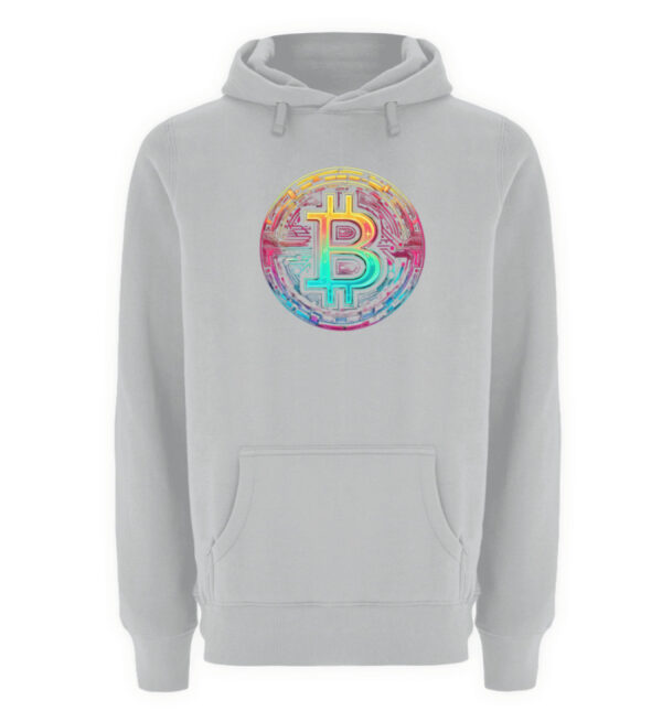 Bitcoin Hoodie -Blockchain Style- - Unisex Premium Kapuzenpullover-6807