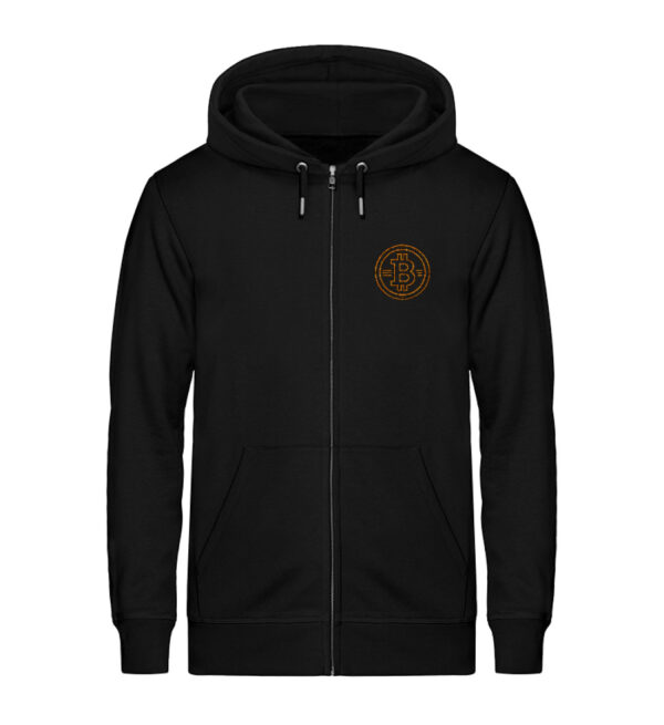 Bitcoin Logo - Unisex Organic Zipper mit Stick ST/ST-16