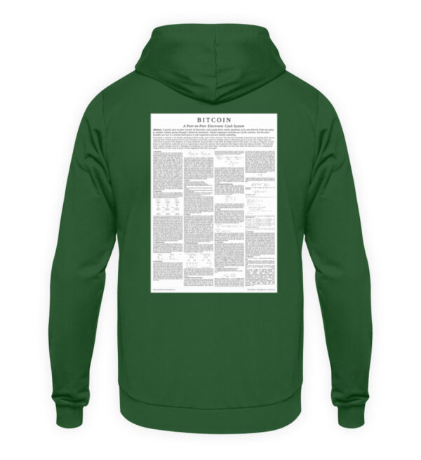 Bitcoin Whitepaper - Unisex Kapuzenpullover Hoodie-833