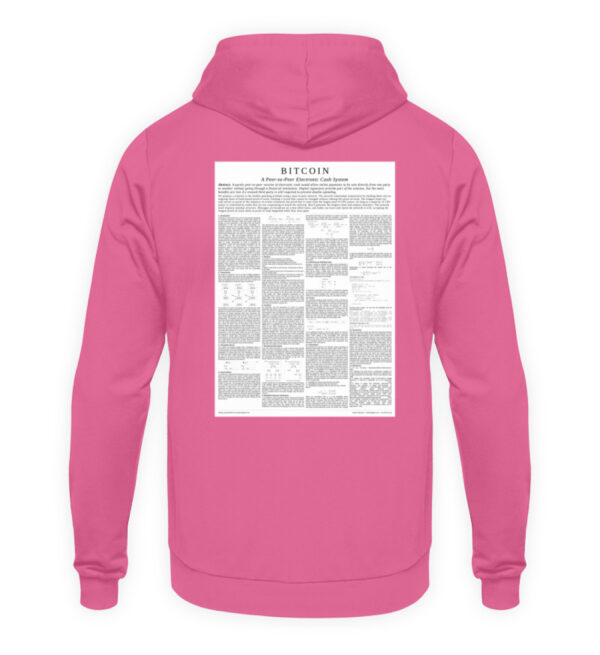 Bitcoin Whitepaper - Unisex Kapuzenpullover Hoodie-1521