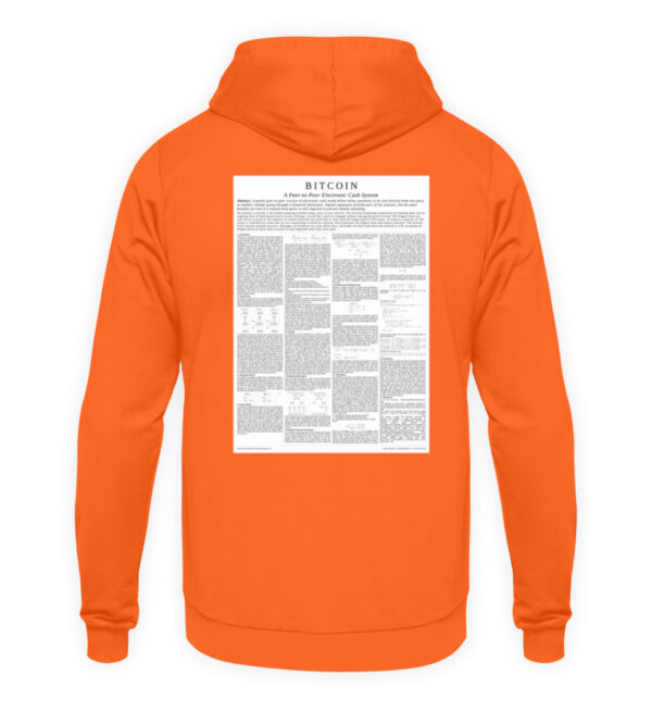 Bitcoin Whitepaper - Unisex Kapuzenpullover Hoodie-1692