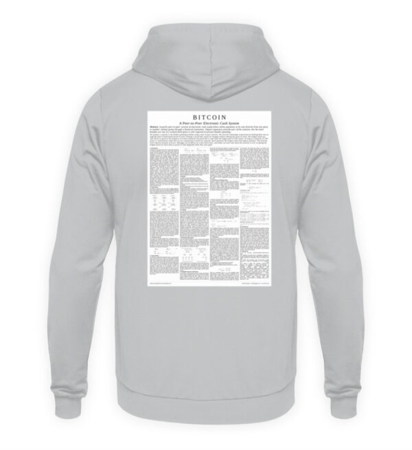 Bitcoin Whitepaper - Unisex Kapuzenpullover Hoodie-6807