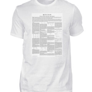 Bitcoin Whitepaper T-Shirt Satoshi