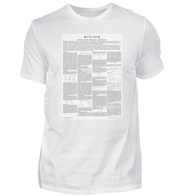 Bitcoin Whitepaper T-Shirt Satoshi