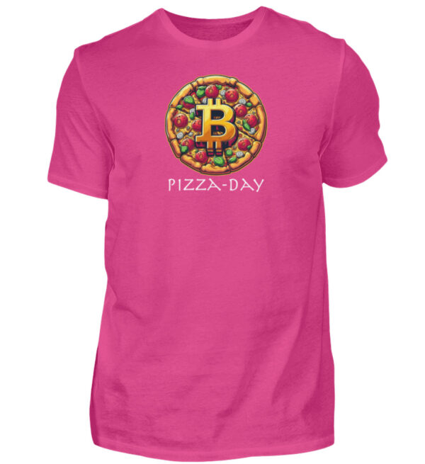 Bitcoin Pizza Day T-Shirt - Herren Premiumshirt-28