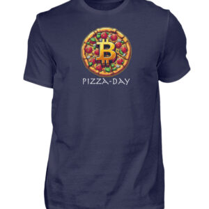 Bitcoin Pizza Day T-Shirt V2 - Herren Premiumshirt-198