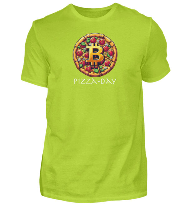 Bitcoin Pizza Day T-Shirt - Herren Premiumshirt-2885