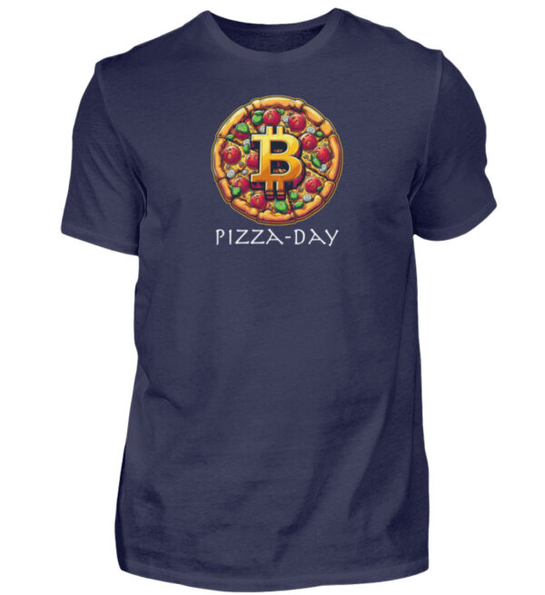 Bitcoin Pizza Day T-Shirt V2 - Herren Premiumshirt-198