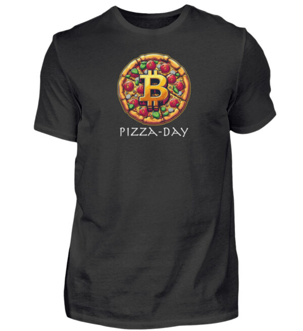 Bitcoin Pizza Day T-Shirt V2 - Herren Premiumshirt-16