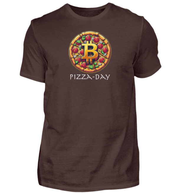 Bitcoin Pizza Day T-Shirt V2 - Herren Premiumshirt-1074