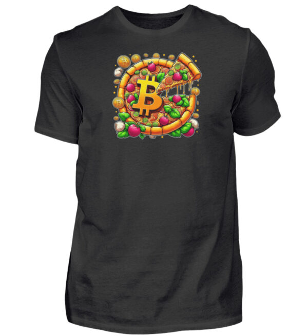 Bitcoin Pizza Day T-Shirt V1 - Herren Premiumshirt-16