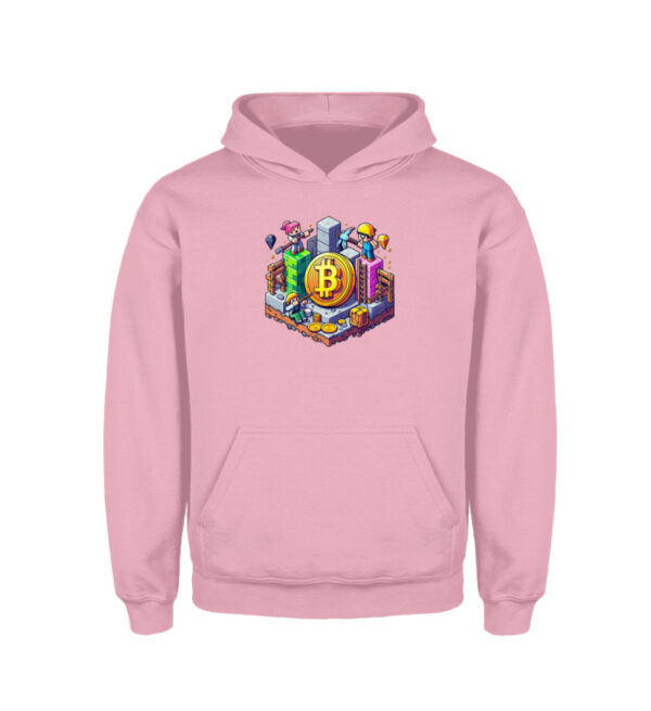 Bitcoin Minecraft Style V2 - Kinder Hoodie-1490