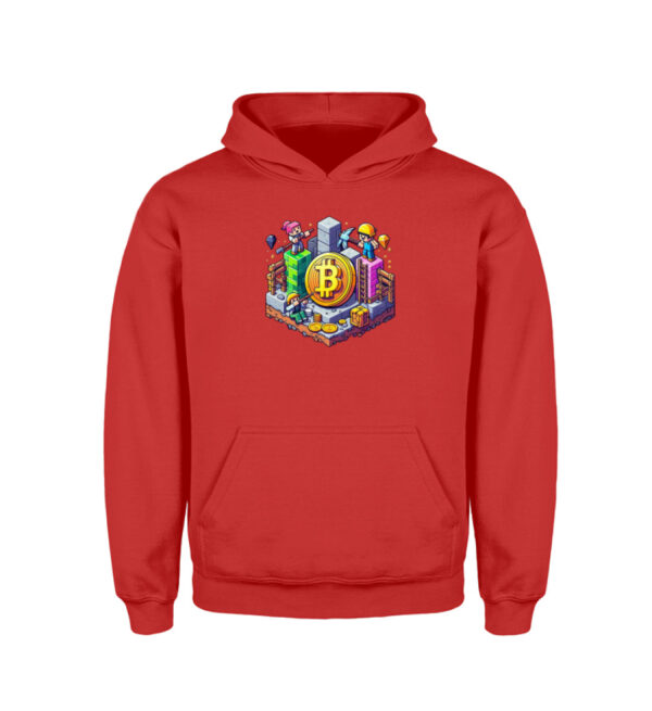 Bitcoin Minecraft Style V2 - Kinder Hoodie-1565