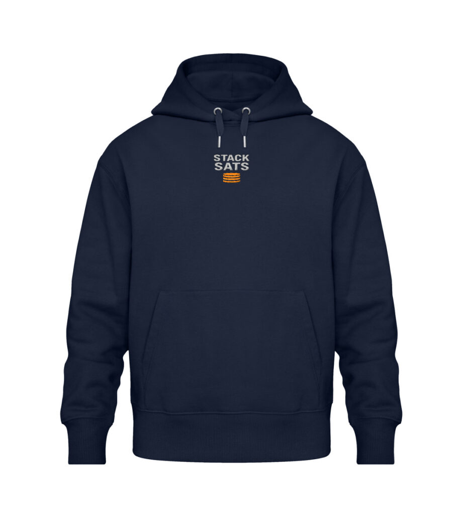 stack sats - Organic Oversized Hoodie ST/ST mit Stick-6959