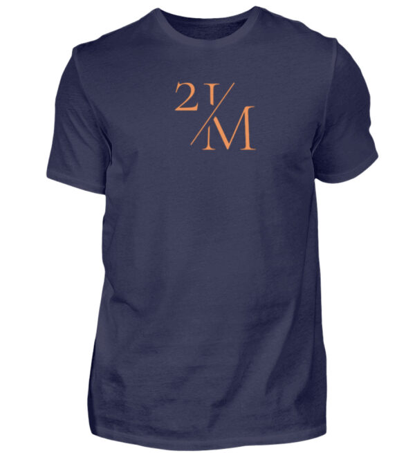 21M V2 - Herren Premiumshirt 21 million bitcoin Shirt schwarz