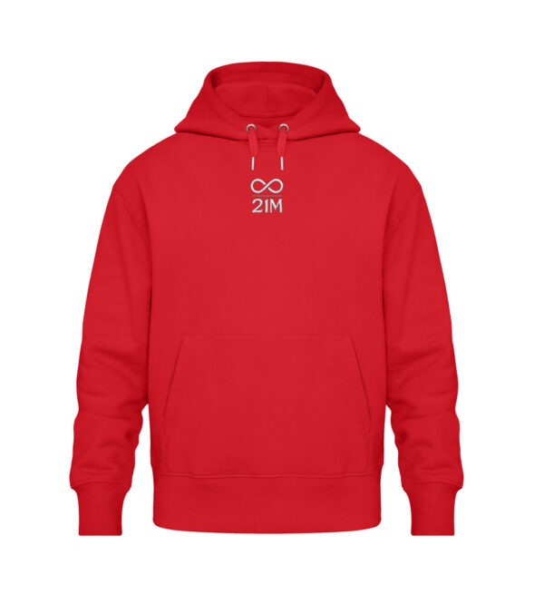 21M V1 - Organic Oversized Hoodie ST/ST mit Stick 21 million bitcoin hoodie