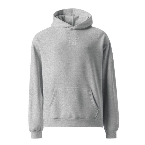 bitcoin hoodie 21 Million grau