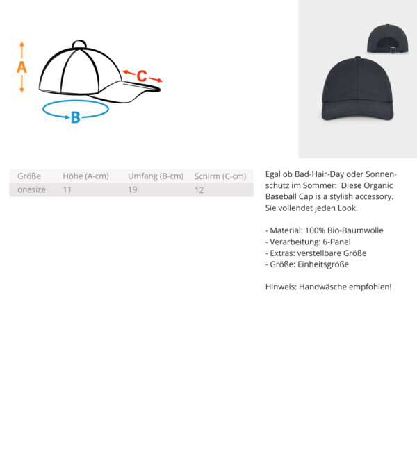 21M Bitcoin  - FLEXFIT Curved Classic Cap 6-Panel – Bild 3