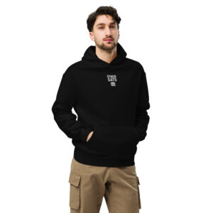 bitcoin unisex oversized hoodie black