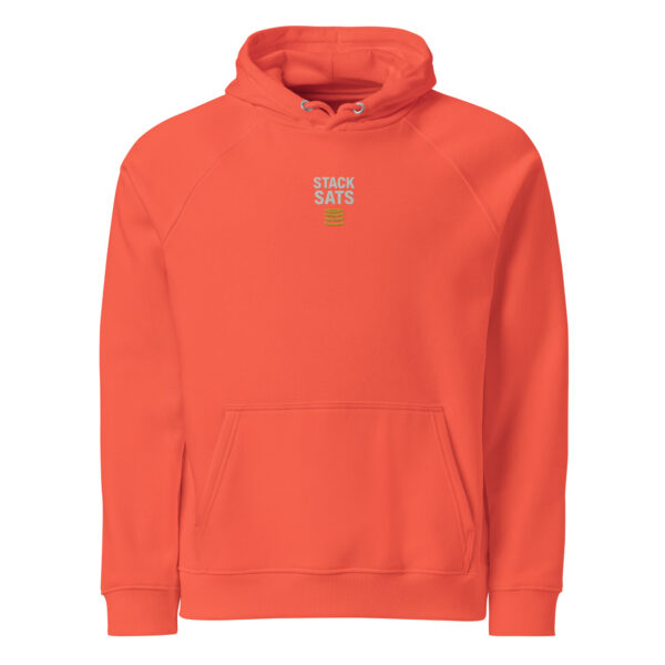 bitcoin stack sats hoodie orange männer frauen
